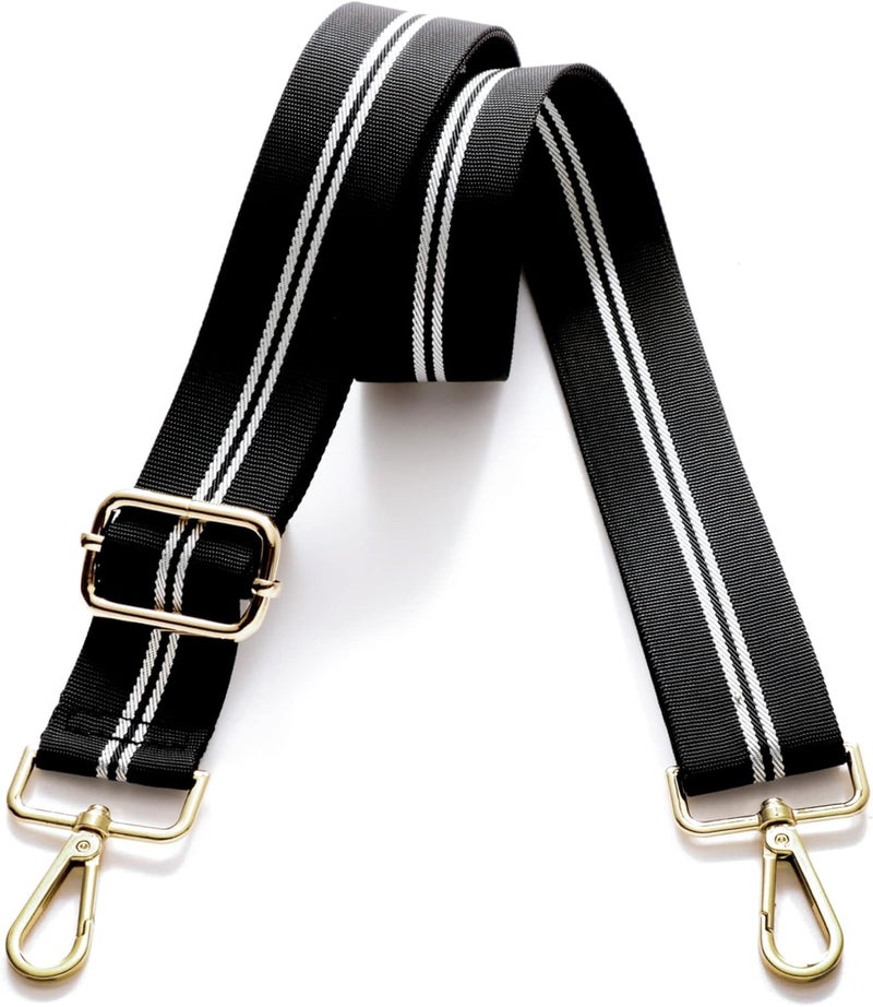 S-Jacorry Purse Strap Replacement Crossbody Wide Shoulder Strap Adjustable Canvas Straps Handbag Strap Replacement Belts - Image 1